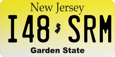 NJ license plate I48SRM