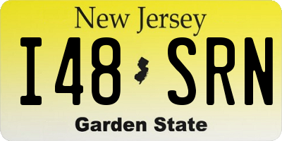 NJ license plate I48SRN