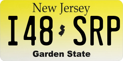 NJ license plate I48SRP