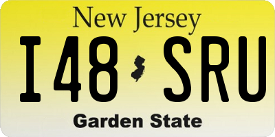 NJ license plate I48SRU