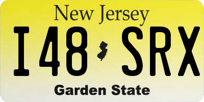 NJ license plate I48SRX