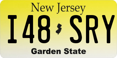 NJ license plate I48SRY