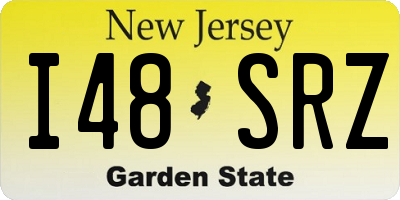NJ license plate I48SRZ