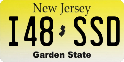 NJ license plate I48SSD