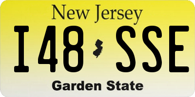 NJ license plate I48SSE