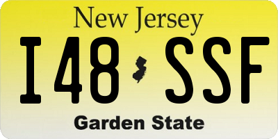 NJ license plate I48SSF