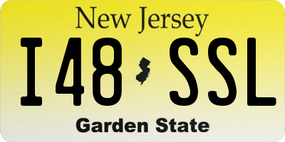NJ license plate I48SSL