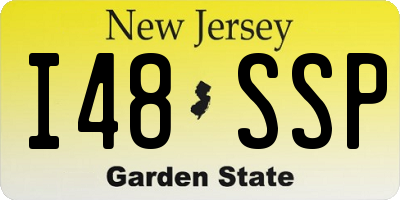 NJ license plate I48SSP