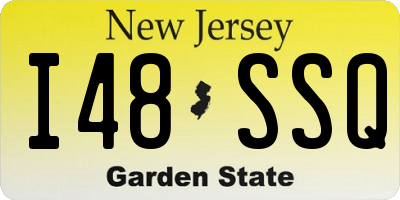 NJ license plate I48SSQ