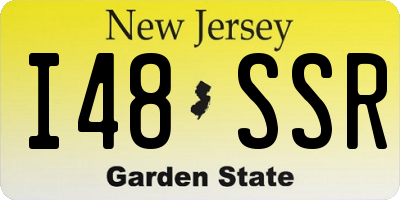 NJ license plate I48SSR