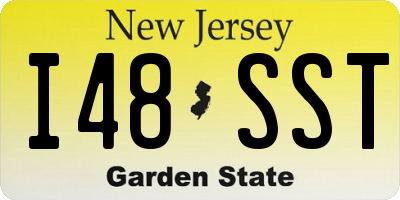 NJ license plate I48SST