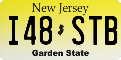 NJ license plate I48STB