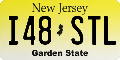 NJ license plate I48STL