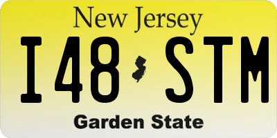 NJ license plate I48STM