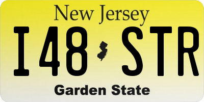NJ license plate I48STR