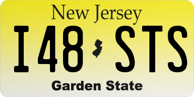 NJ license plate I48STS