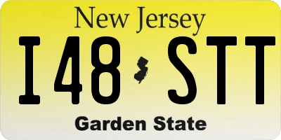 NJ license plate I48STT