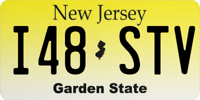 NJ license plate I48STV