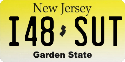 NJ license plate I48SUT
