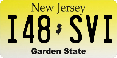NJ license plate I48SVI