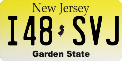NJ license plate I48SVJ