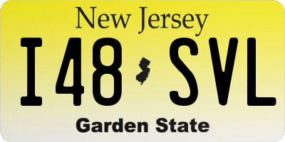NJ license plate I48SVL