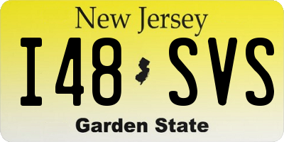 NJ license plate I48SVS