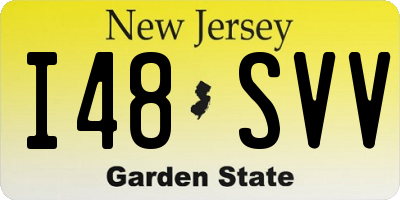 NJ license plate I48SVV