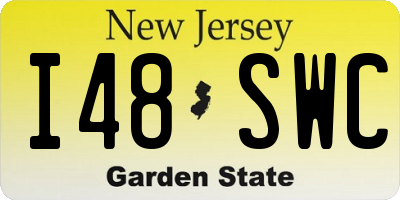 NJ license plate I48SWC