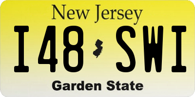 NJ license plate I48SWI