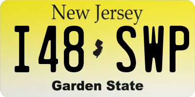 NJ license plate I48SWP