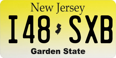 NJ license plate I48SXB