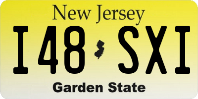 NJ license plate I48SXI