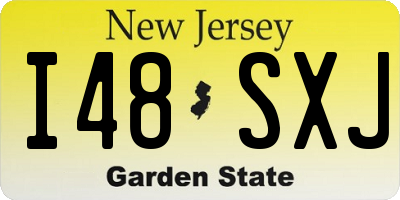 NJ license plate I48SXJ