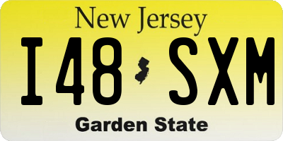 NJ license plate I48SXM