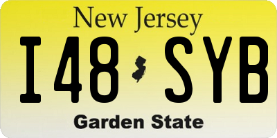NJ license plate I48SYB