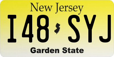 NJ license plate I48SYJ