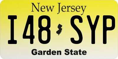 NJ license plate I48SYP