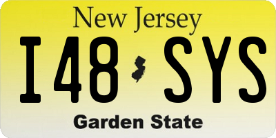 NJ license plate I48SYS