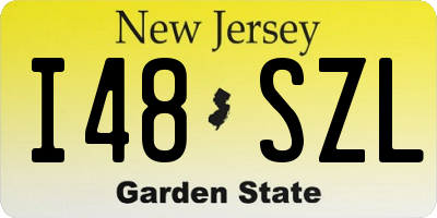 NJ license plate I48SZL