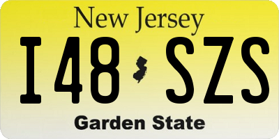 NJ license plate I48SZS