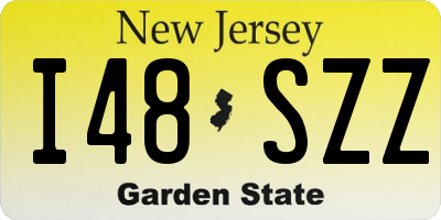 NJ license plate I48SZZ