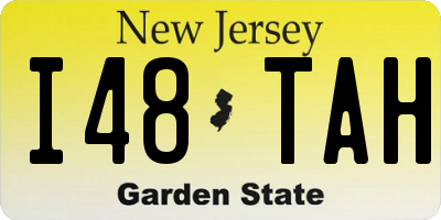 NJ license plate I48TAH