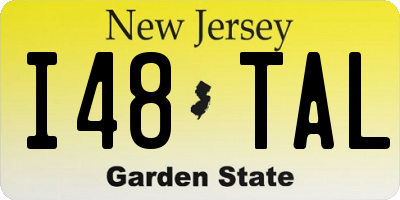 NJ license plate I48TAL