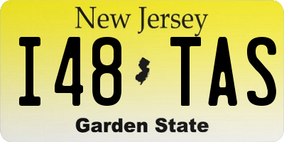 NJ license plate I48TAS