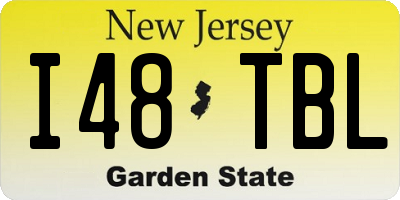 NJ license plate I48TBL