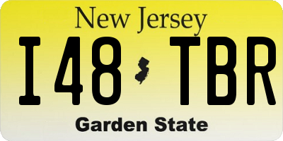 NJ license plate I48TBR