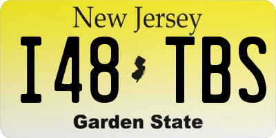 NJ license plate I48TBS