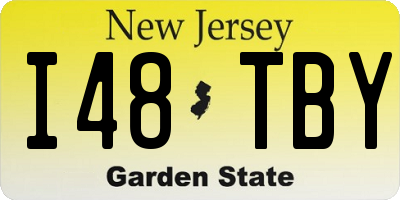 NJ license plate I48TBY