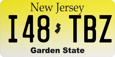 NJ license plate I48TBZ